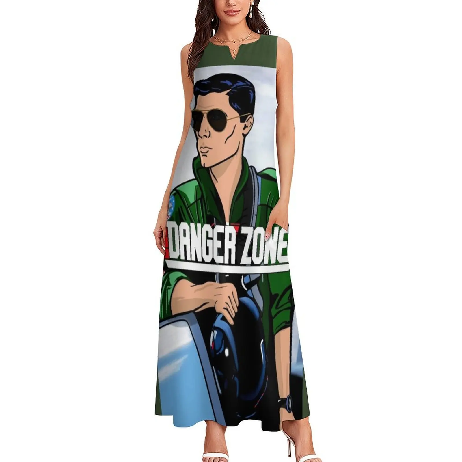 Archer Sterling TV Danger Zone Movie Mashup Long Dress dresses women summer 2025 evening dress women clothes