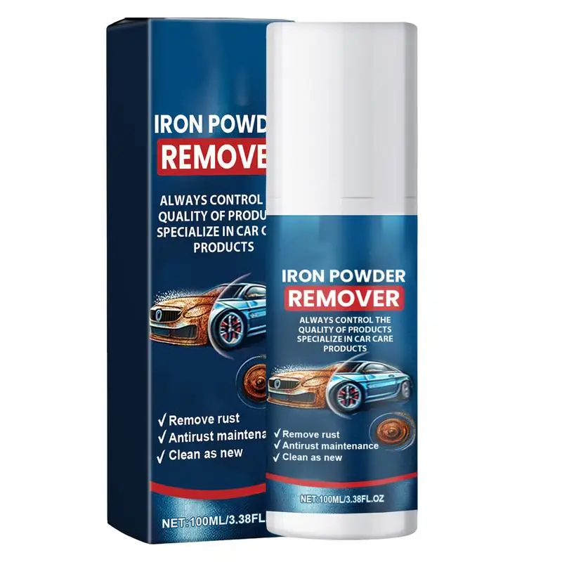 

Rust Remover For Car 100ml Iron Powder Remover Paint Cleaner Efficient Rust Remover Car Cleaning Supplies