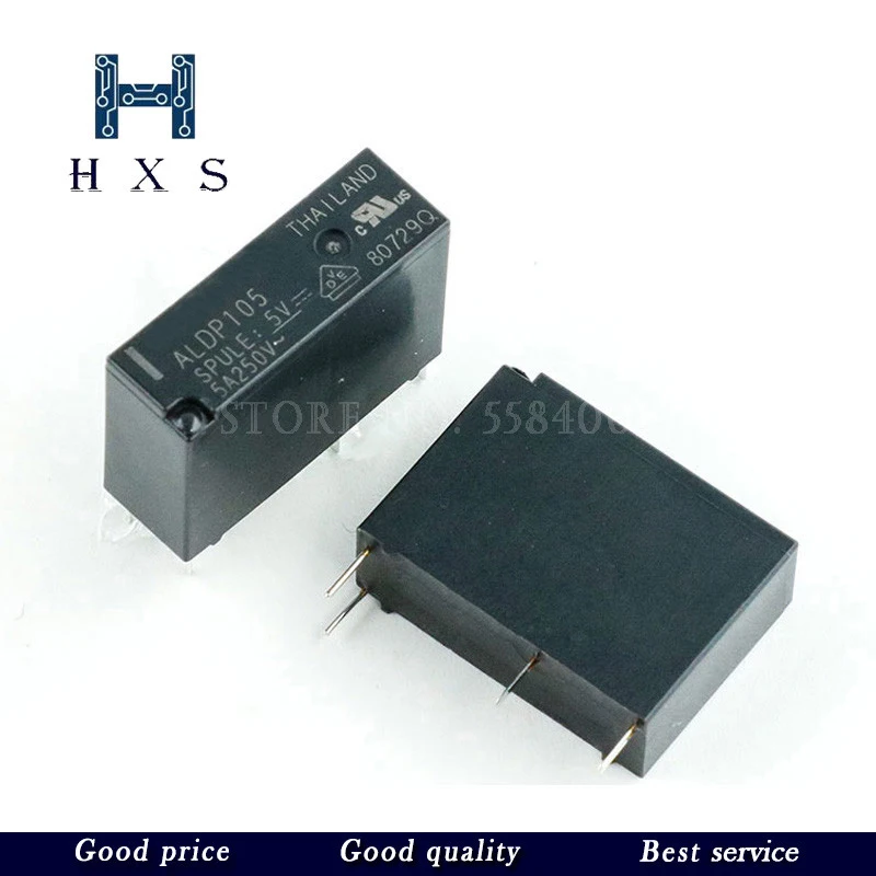 Relay ALDP105 ALDP112 ALDP124 ALDP105W ALDP112W ALDP124W 5V 12V 24V 5A 250V DIP4 New and original