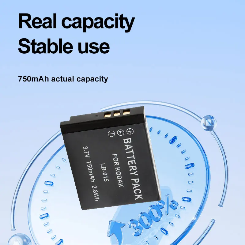 LB-015 LB015 batería 750mAh para KODAK PIXPRO WPZ2 cámara Digital WiFi resistente al agua a prueba de golpes y polvo