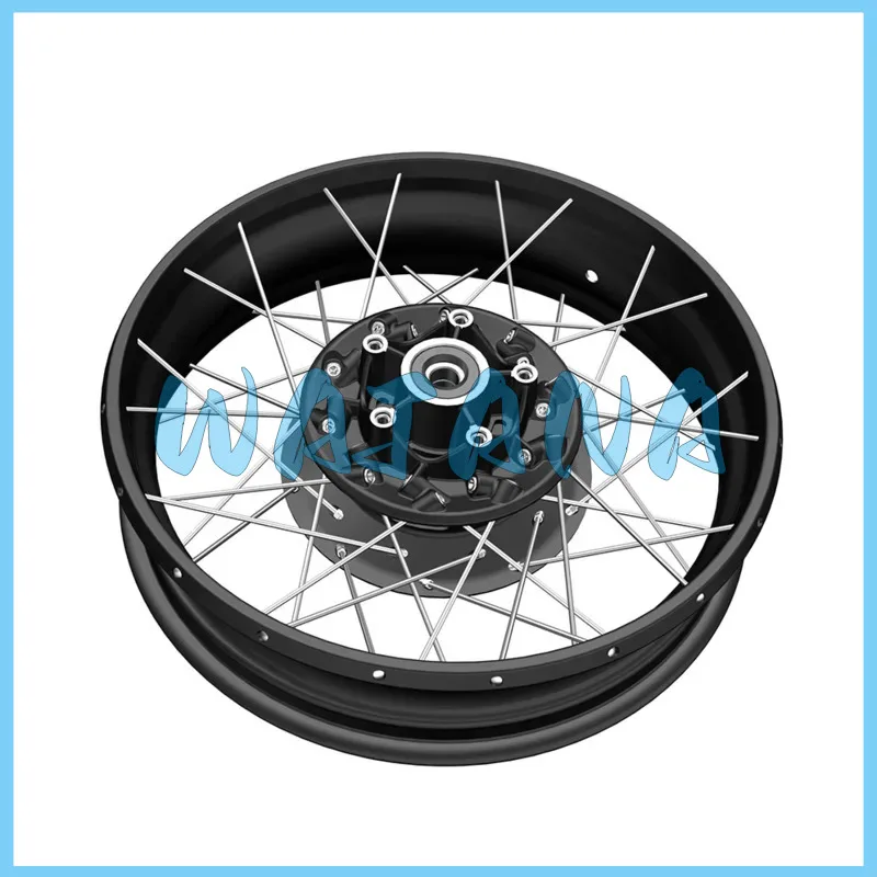 Kd150-g1 Black Rear Vacuum Spoke Wheel (3.5×17/ φ 11.5/excluding Valve) 1091200-034000 For Kiden Original Part