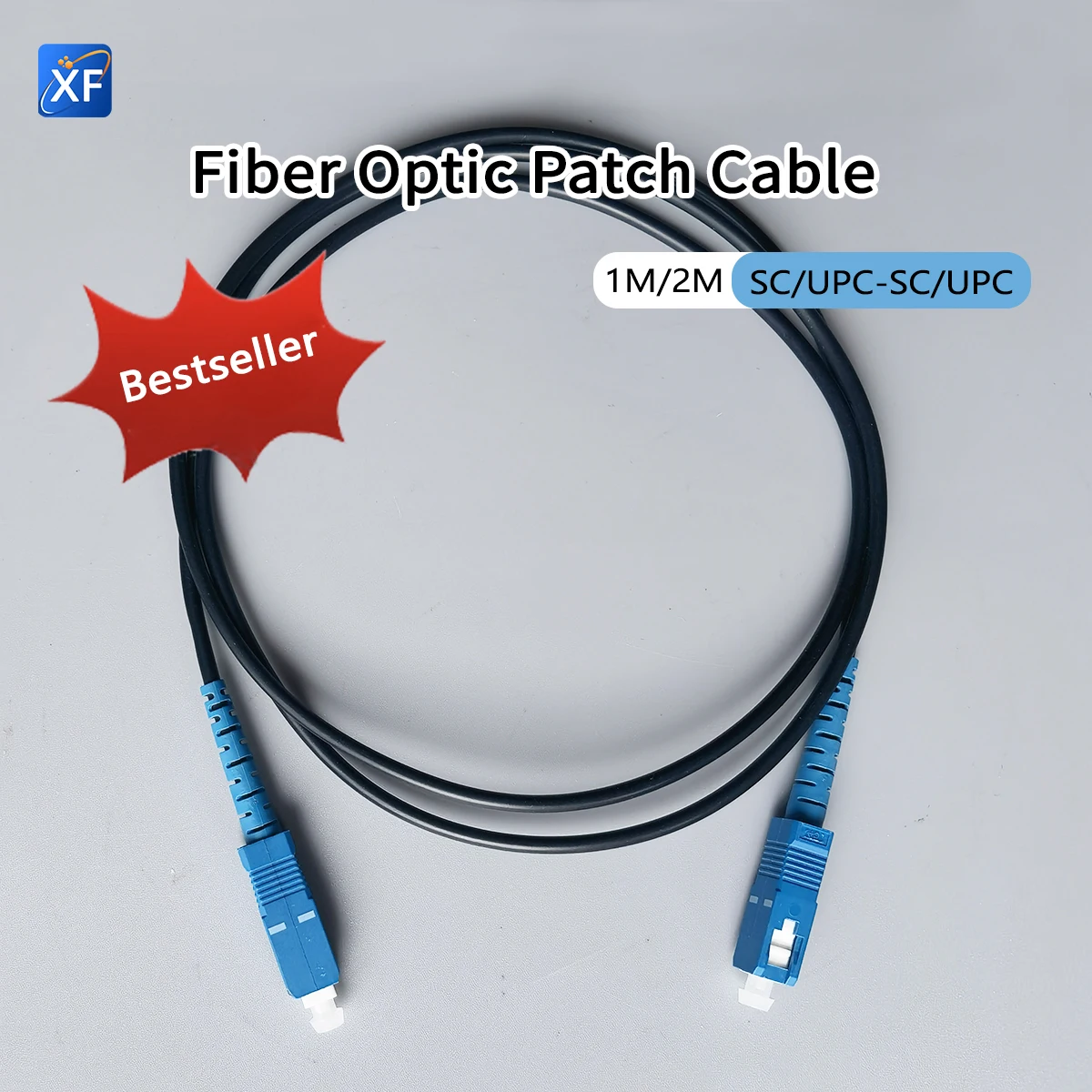 Fiber Patch Cord 1M/2M Indoor FTTH SC/UPC-SC/UPC Single Mode Cable Fibre Optique Extension Cable Support Wholesale