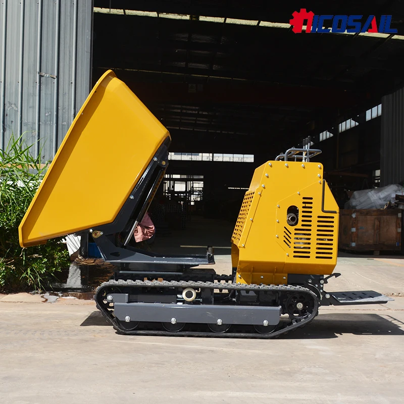 

Кастом 360 ° Роторный гидравлический гусеничный самосвал грузоподъемностью 1200 кг, простой в очистке и обслуживании