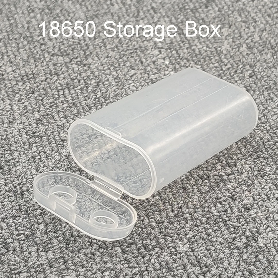 18650 Battery Storage Box Hard Case Holder Rechargeable Battery Power box 18650 battery case 1/2 Slot