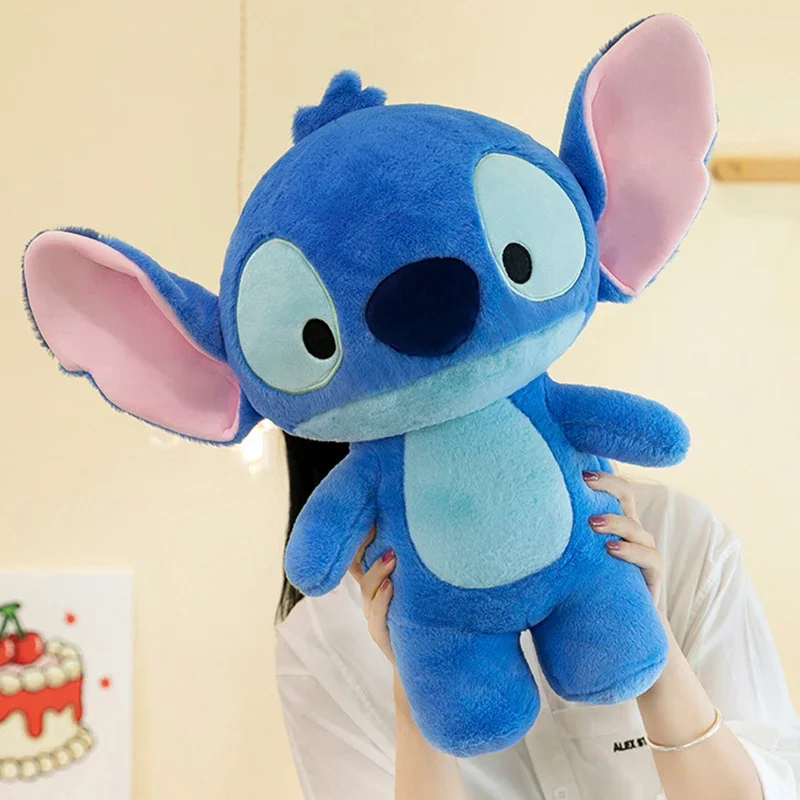 30-80cm Disney Lilo&Stitch Plush Toys Kawaii Anime Standing Stitch Plushie Doll Soft Stuffed Cartoon Kids Xmas Birthday Gift