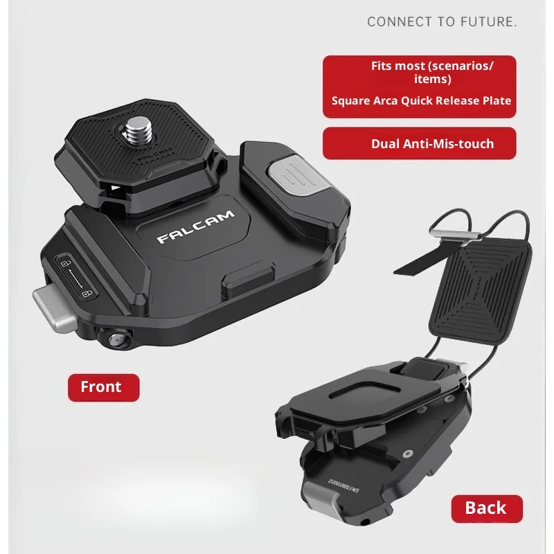 FALCAM F38 3802 V2 Backpack Quick Release Base Multi-Hole 1/4