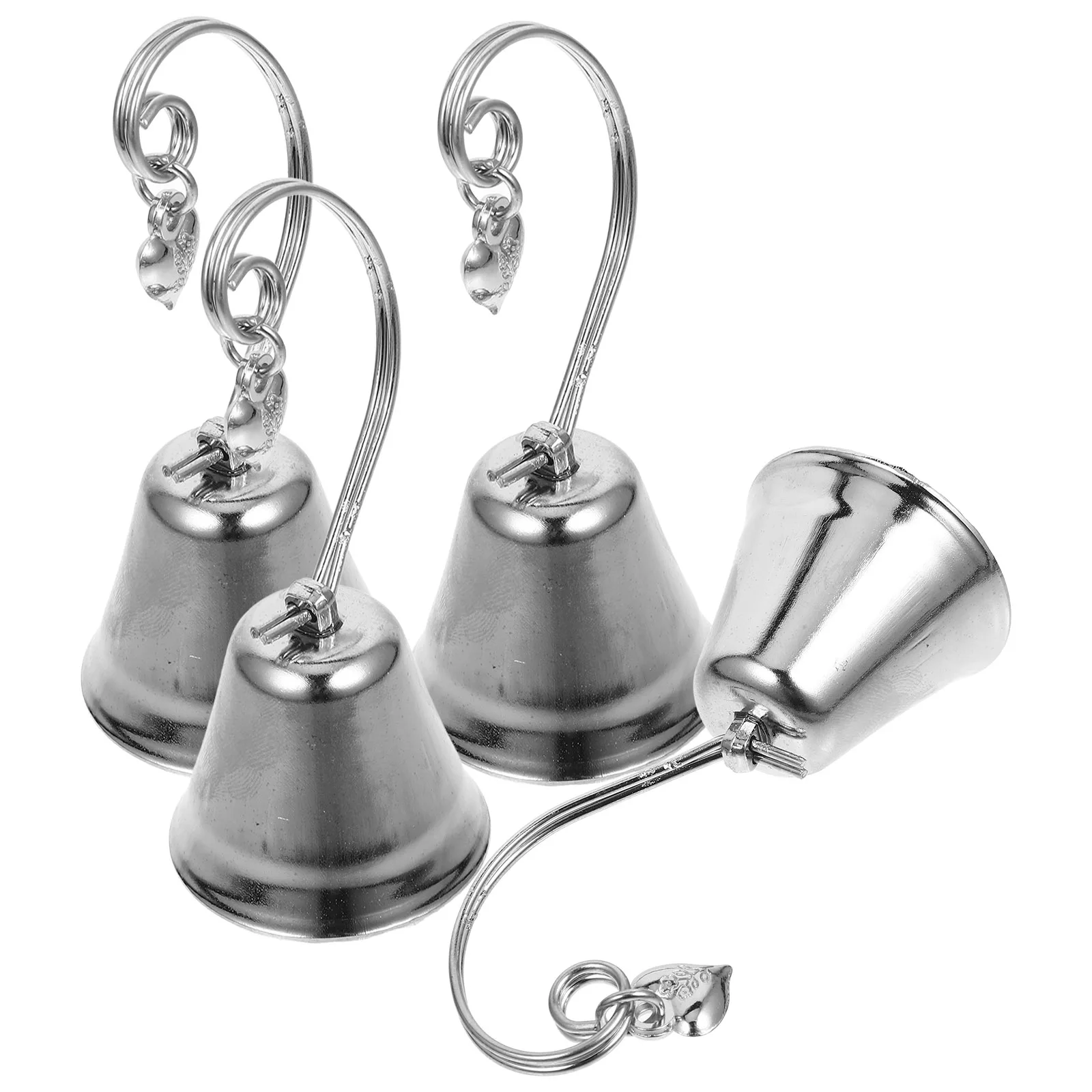 

4pcs Table Card Holders Picture Memo Clips Dining Bell Shape Photo Stands Zinc Alloy Multi Purpose Birthday Anniversaries