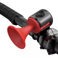 CR2032 Battery Bicycle Electronic Horn 120dB MTB Bike Accessories E-bike Siren Trumpet Alarm IPX4 Waterproof Loud Warning Sound