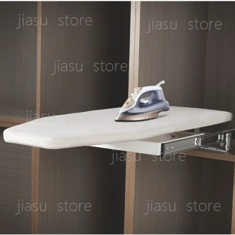 

Foldable & Rotatable Ironing Board, Telescopic Double Buffer Ironing Table for Home Use