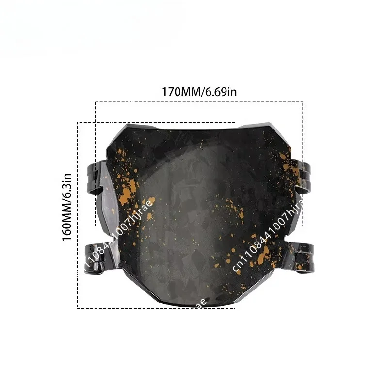 Racing motorcycle plastic front number plate fairing kit modification replacement parts