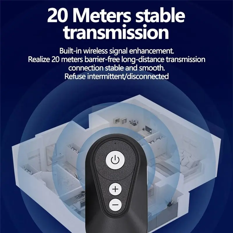 ABKQ-LE Bluetooth Audio Transmitter Receiver V5.4 LC3 Hifi Music Adapter For Headphones TV Bluetooth Speaker 3.5Mm Jack