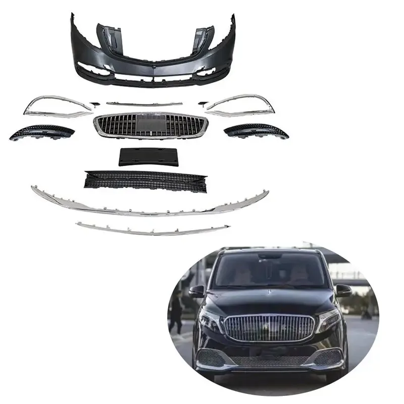 

Cc car Factory Price W447 W457 V260 Upgrade May/bach W Front Rear Bumper Body Kit Fog Lights Grille for - W447 W457 V260