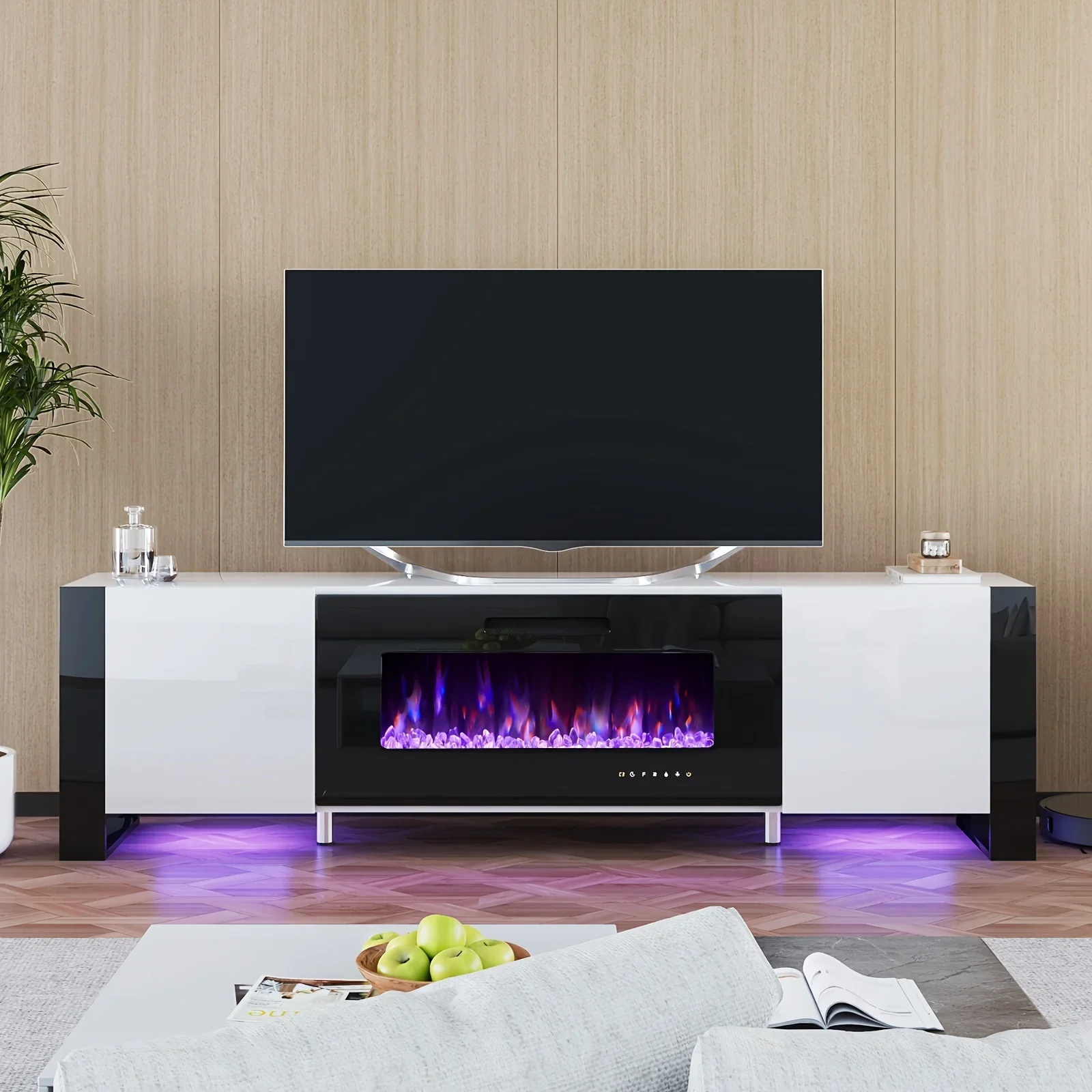 Fireplace TV Stand with 40