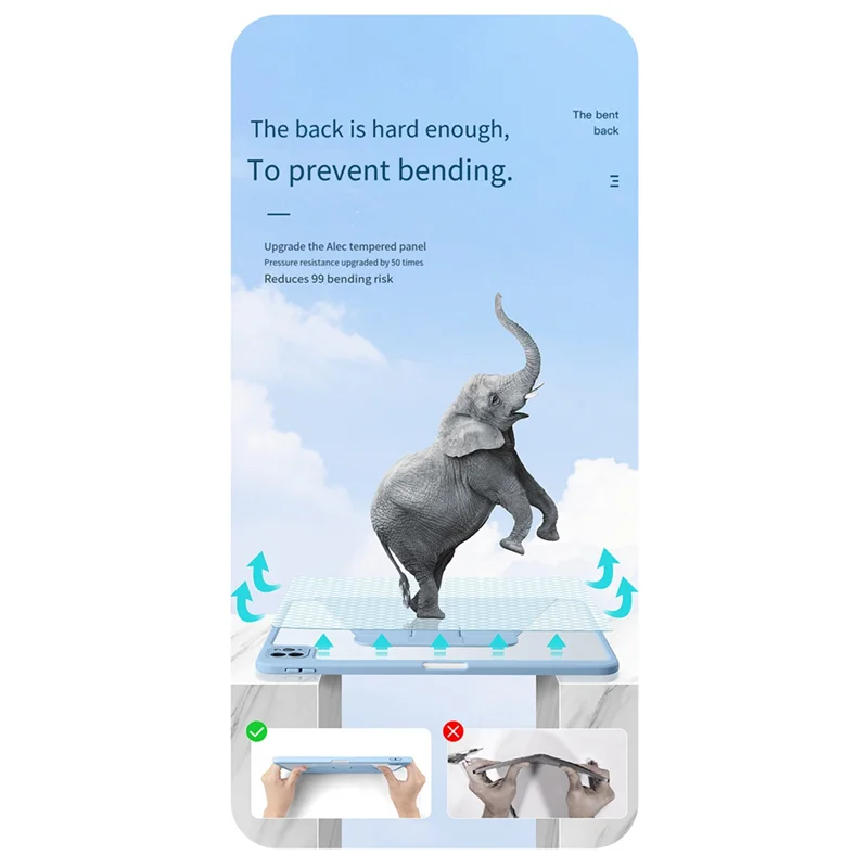 360 °   เคสแท็บเล็ตแบบหมุนได้เคสอะคริลิคป้องกันการโค้งงอสำหรับไอแพด 12.9 นิ้ว (2018/2020/2021/2022)เคสป้องกัน