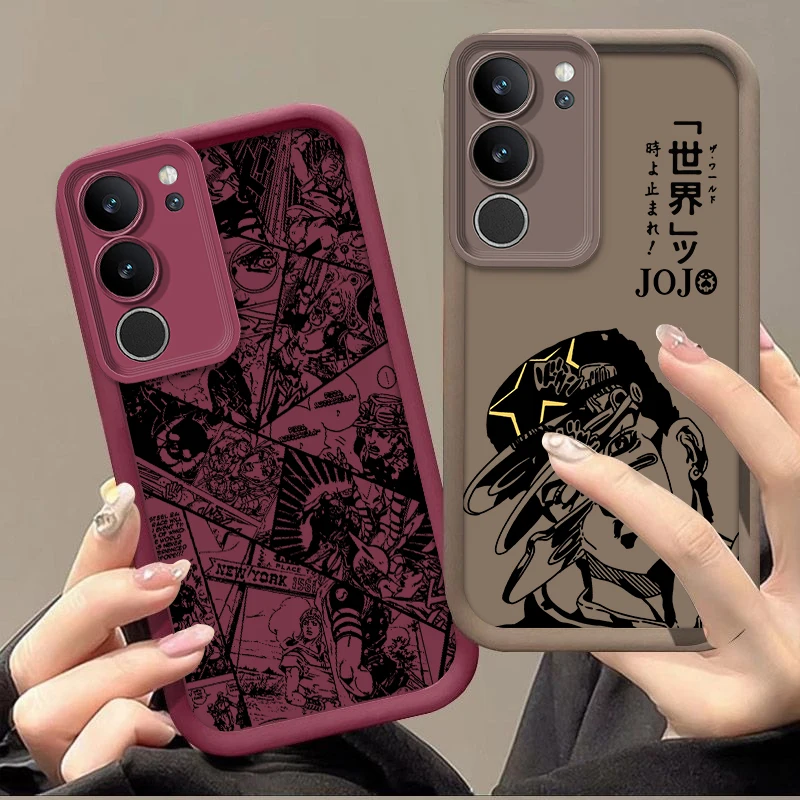 JOJO Anime Kujo Jotaro per Samsung Galaxy A14 A15 A13 A12 A31 A73 A81 A71 A51 Core Lite Eye Ladder custodia per telefono