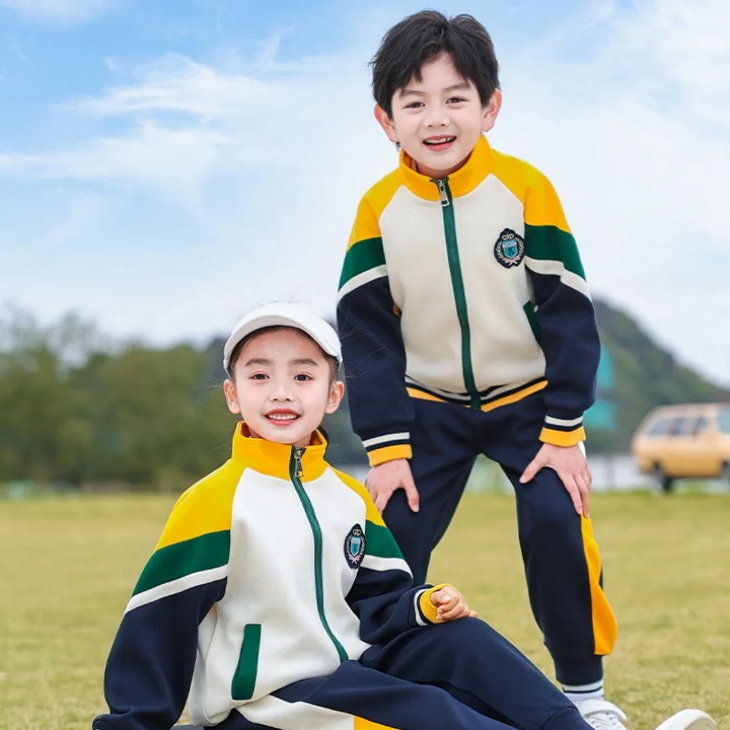 School uniforms for primary and secondary school students, class costumes for group performances, summer Korean children's suits