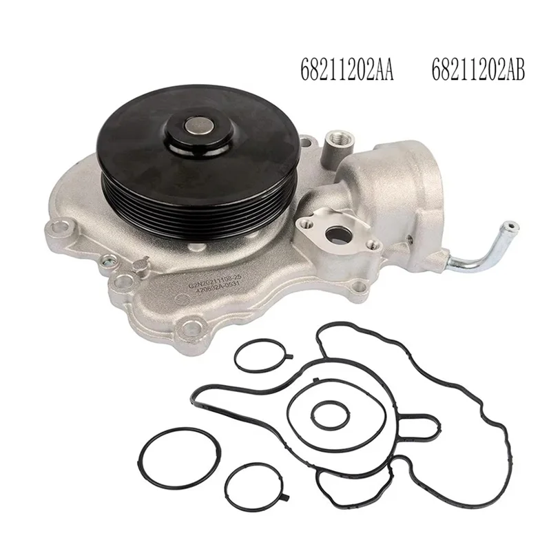 

Water Pump Engine Cooling Water Pump For Dodge Ram 1500 Water Pump 68211202AB 68211202AA-Boom