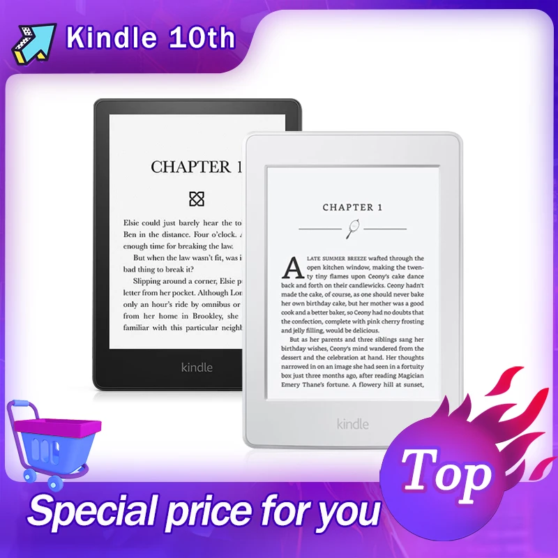 Kindle 10th E-reader with Backlight 6