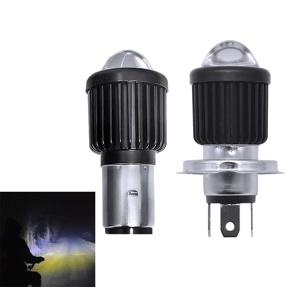 Motorcycle Headlight Bulb 12V-80V H4 LED Motorbike High/Low Beam LED Bulbs Super Bright Tricycle Lamp Bright Spotlight