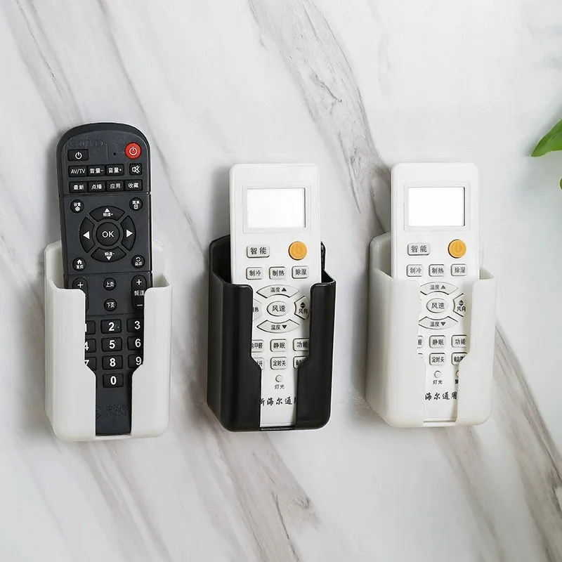 Picture 4: Remote Control Storage Box Punching-free Wall-mounted Buckle Paste Multifunctional TV Air Conditioning Storage Box