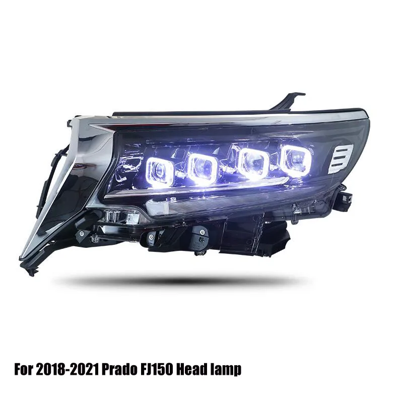 Head Lamp car body kits for Prado FJ150 2018-2020 head light auto parts