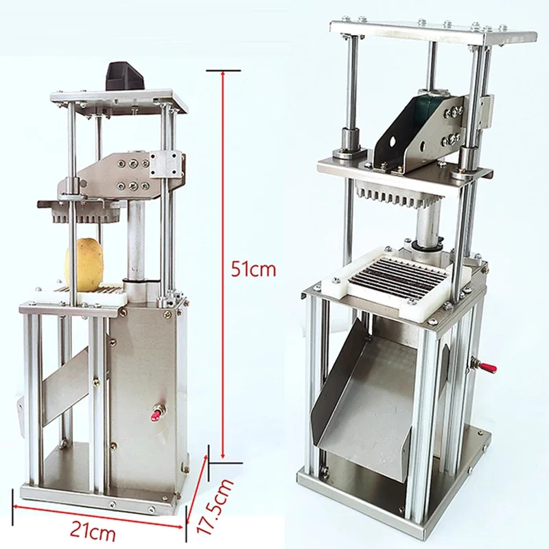 Máquina de corte de tira elétrica vertical comercial máquina de corte de fritura francesa pepino cenoura raiz de lótus corte de tira