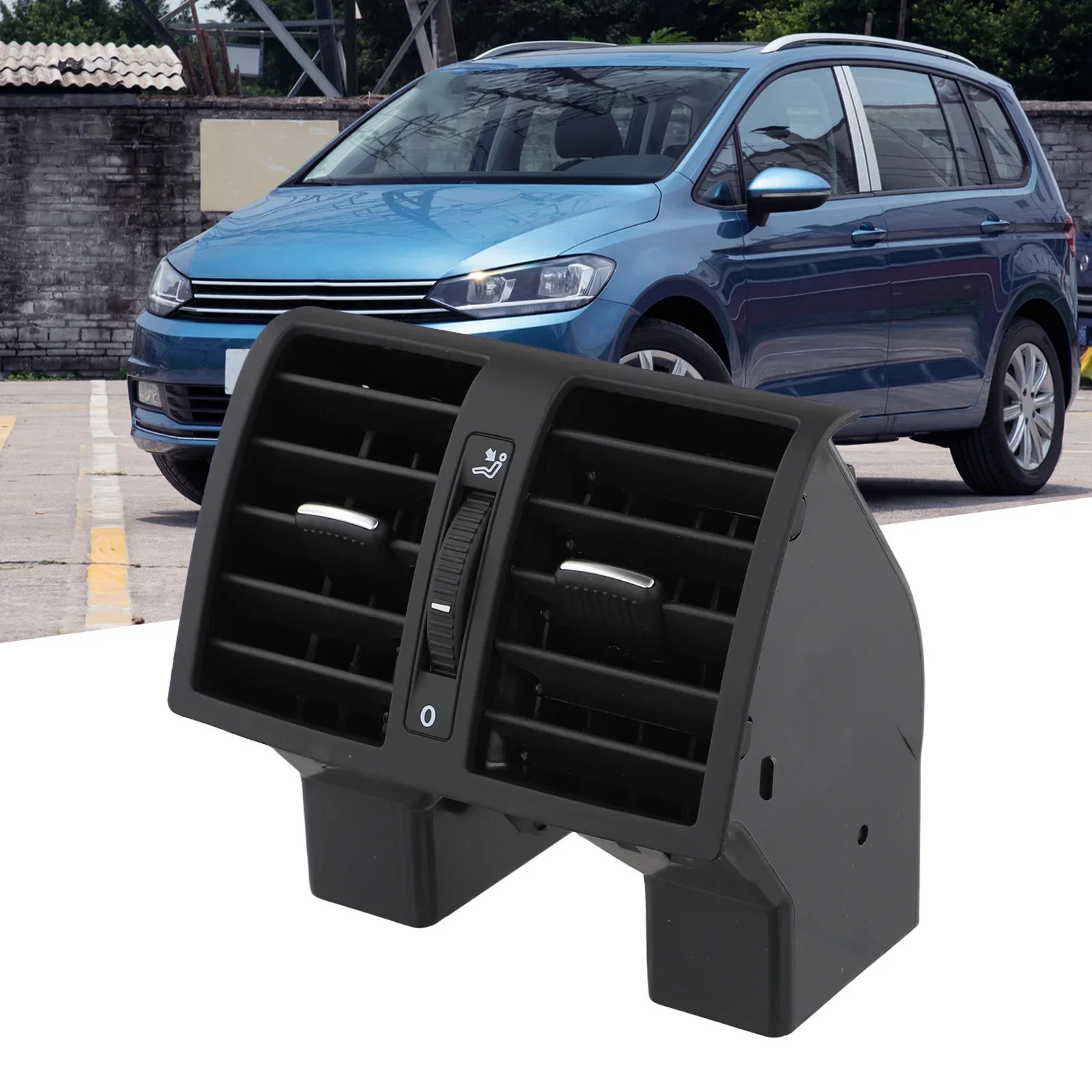 

Vent Rear Air Vent ABS Air Conditioning Outlet Car Truck Parts Easy Installation For Touran 2004-2015 Accessories
