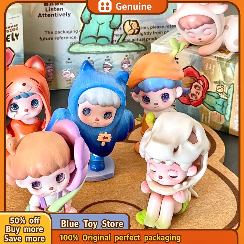 

Оригинальная слепая коробка Tntspace Amo Anmoo Listen, ручная милая модная игровая настольная орнамент, кукла, кавайные подарки на день рождения