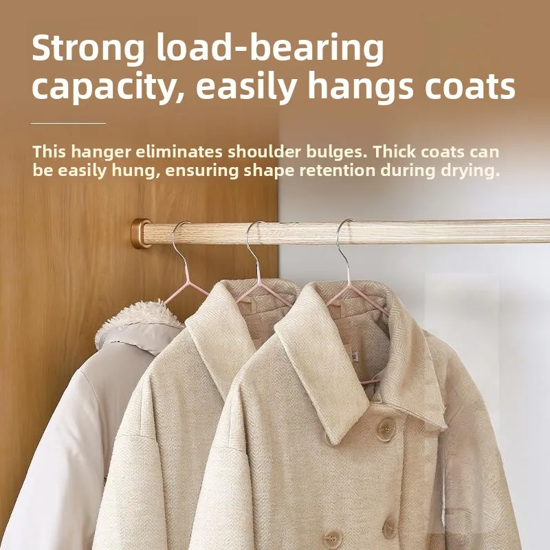 40 Pack Thickened Plastic Clothes Hangers Non-Slip Laundry Hooks Adult Home Use Seamless Clothes Hangers for Clothes Storage