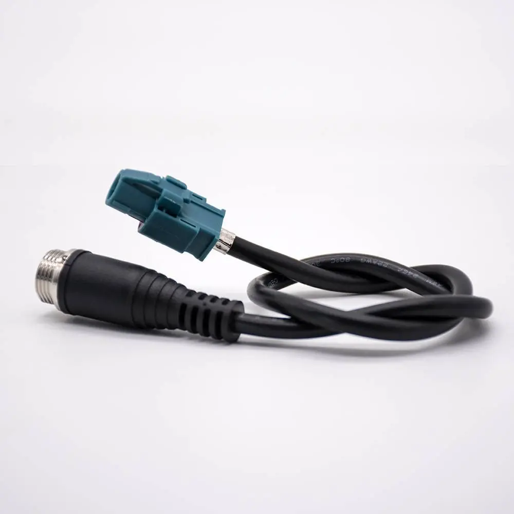 4 Pin Extension Cable Straight HSD Z Type Female to GX12 Male Assembly Audio Video Extension Cord