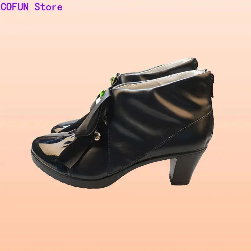 Game Vtuber Kurumi Noah Cosplay Shoes Halloween Carnival Party Outfit Women Cosplay Shoes Anime