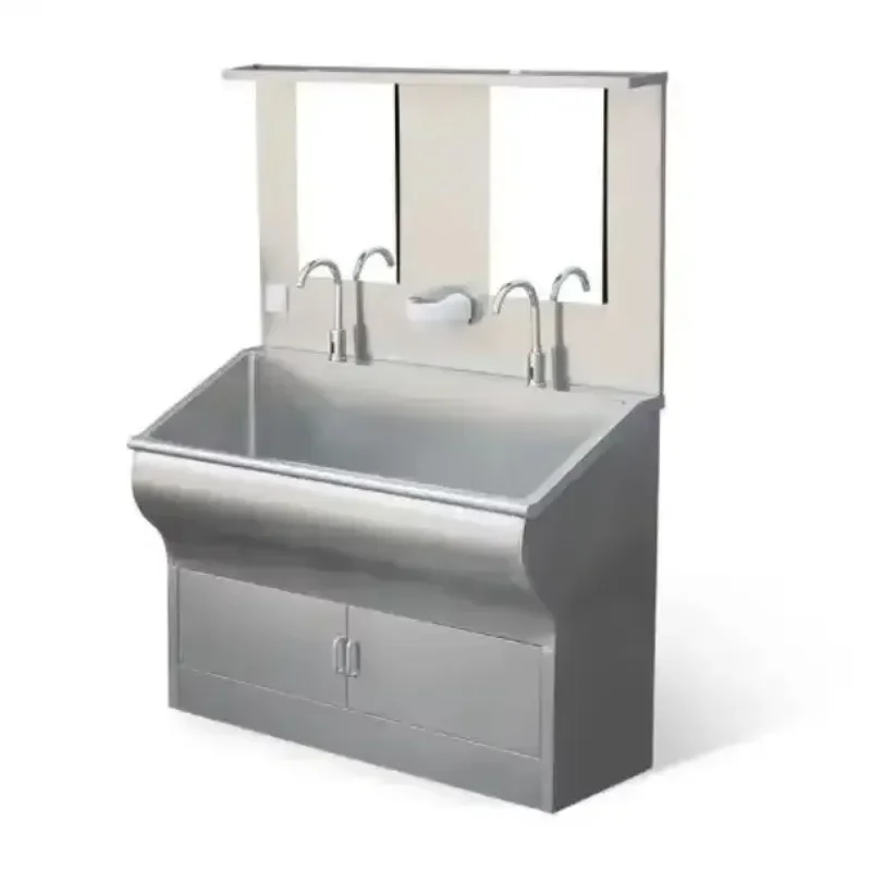 

use hand washing sink with mirror