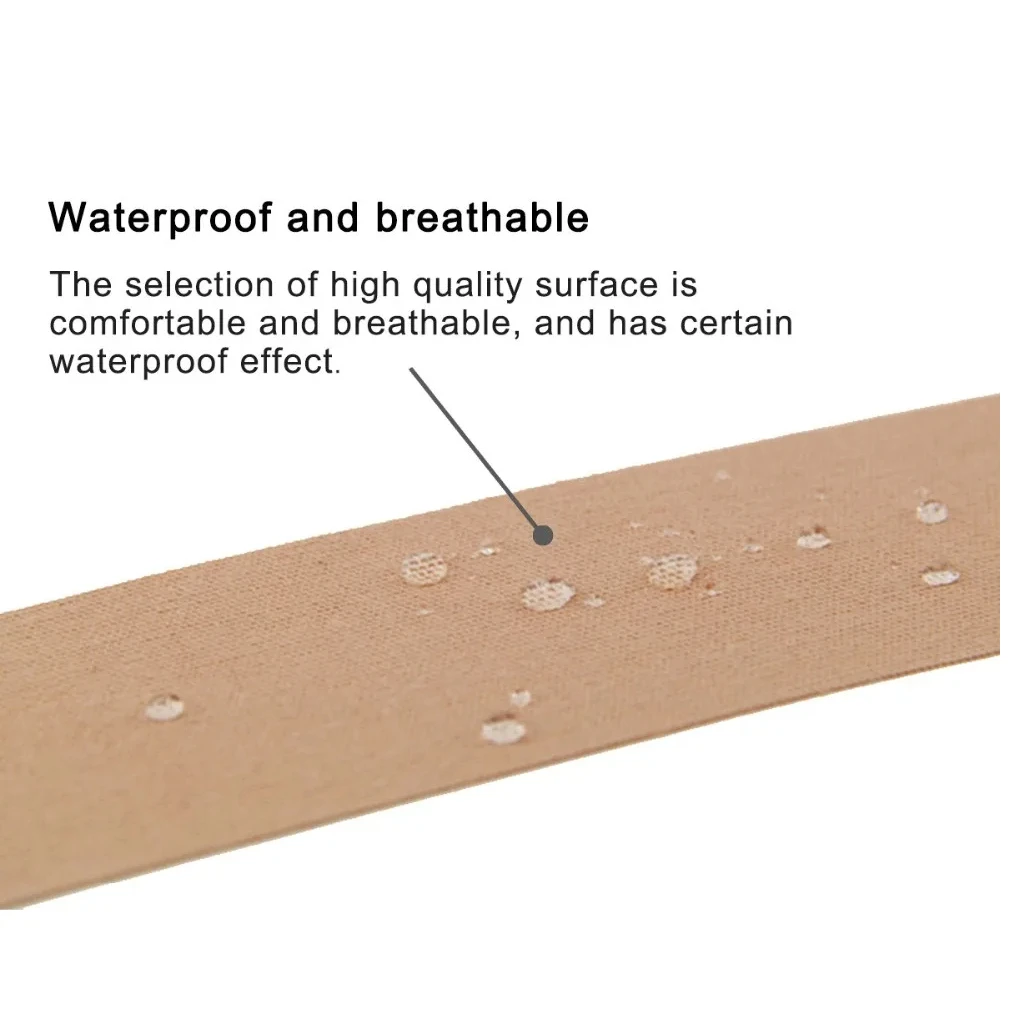 (5 عبوات) شريط رياضي من القطن المرن لحماية كوع الركبة، ضمادة لاصقة لاستعادة العضلات، مقاوم للماء وجيد التهوية #4