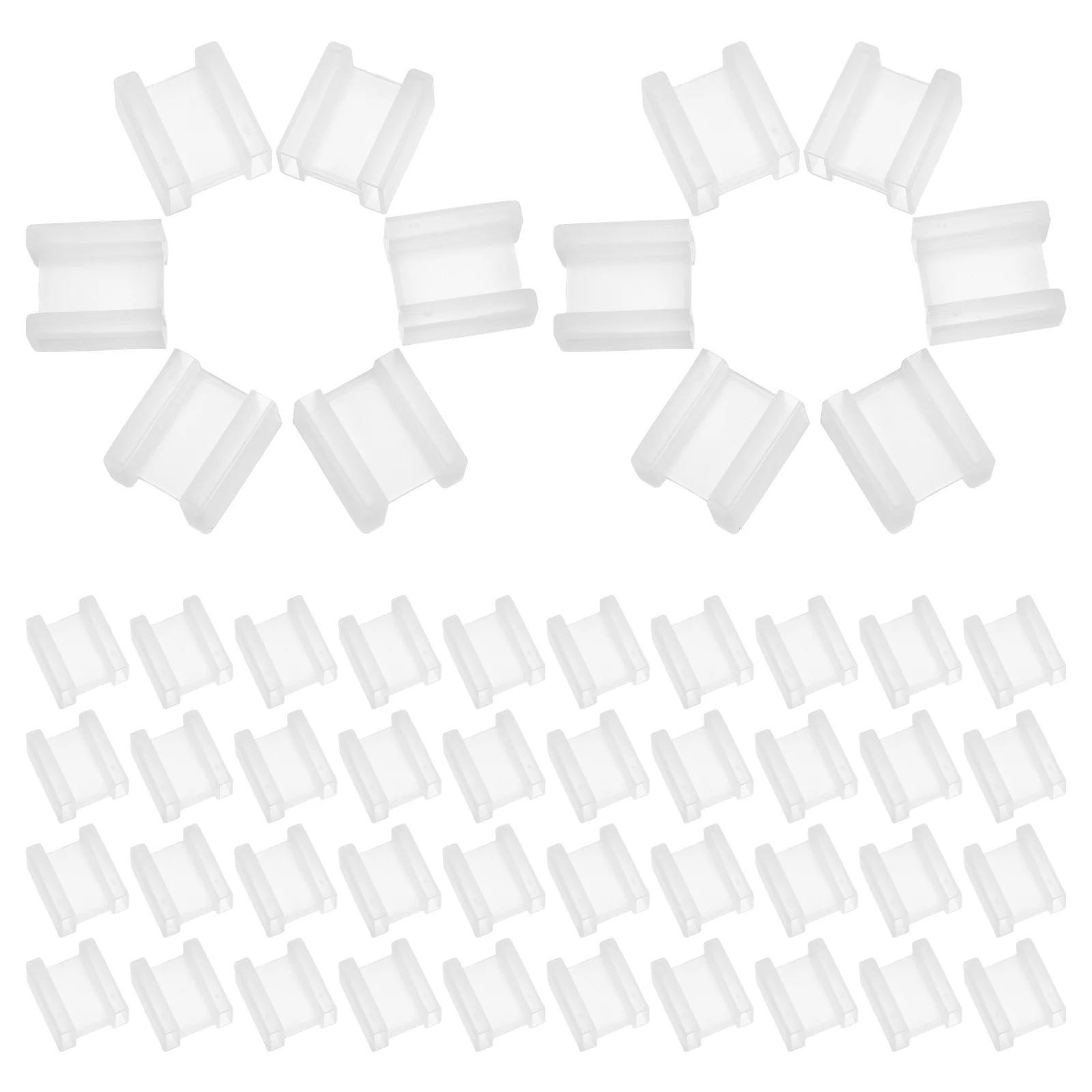 

100pcs Protector Dustproof Waterproof Power Plug Safety Guard Plug Pin Cover Socket Cover Electrical Outlet Shield For Home