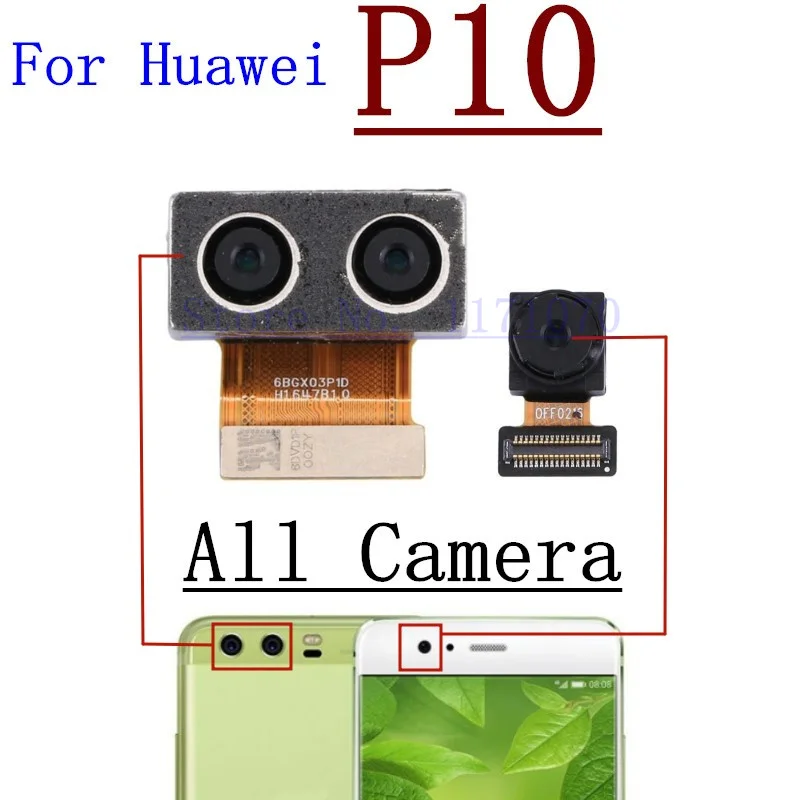 Original Back Camera For Huawei P10 Plus Lite Front Facing Rear Camera Module Backside View Replacement Repair Spare Parts