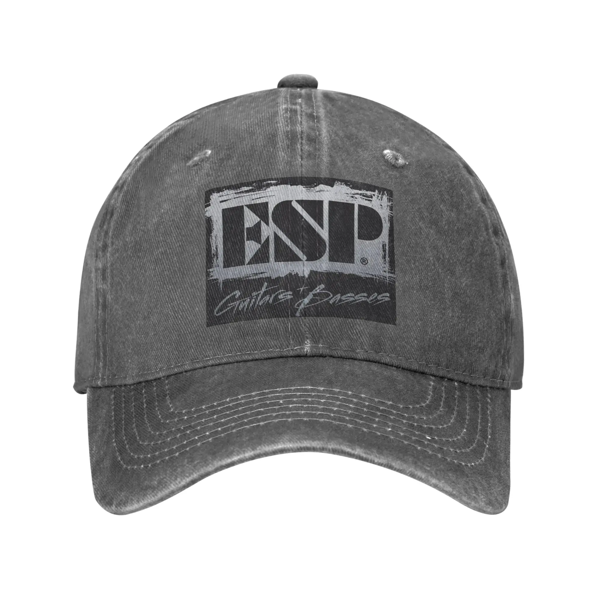 E-Esp Guitars Denim Cap Casual Baseball Caps Adjustable Hat Summer Unisex Baseball Hats