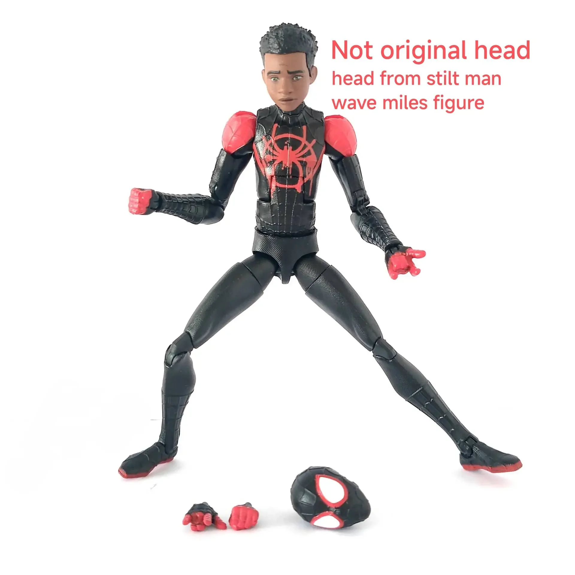 ML Legends Across The Spiderverse Wave 2 Miles Morales Not Original Head 6