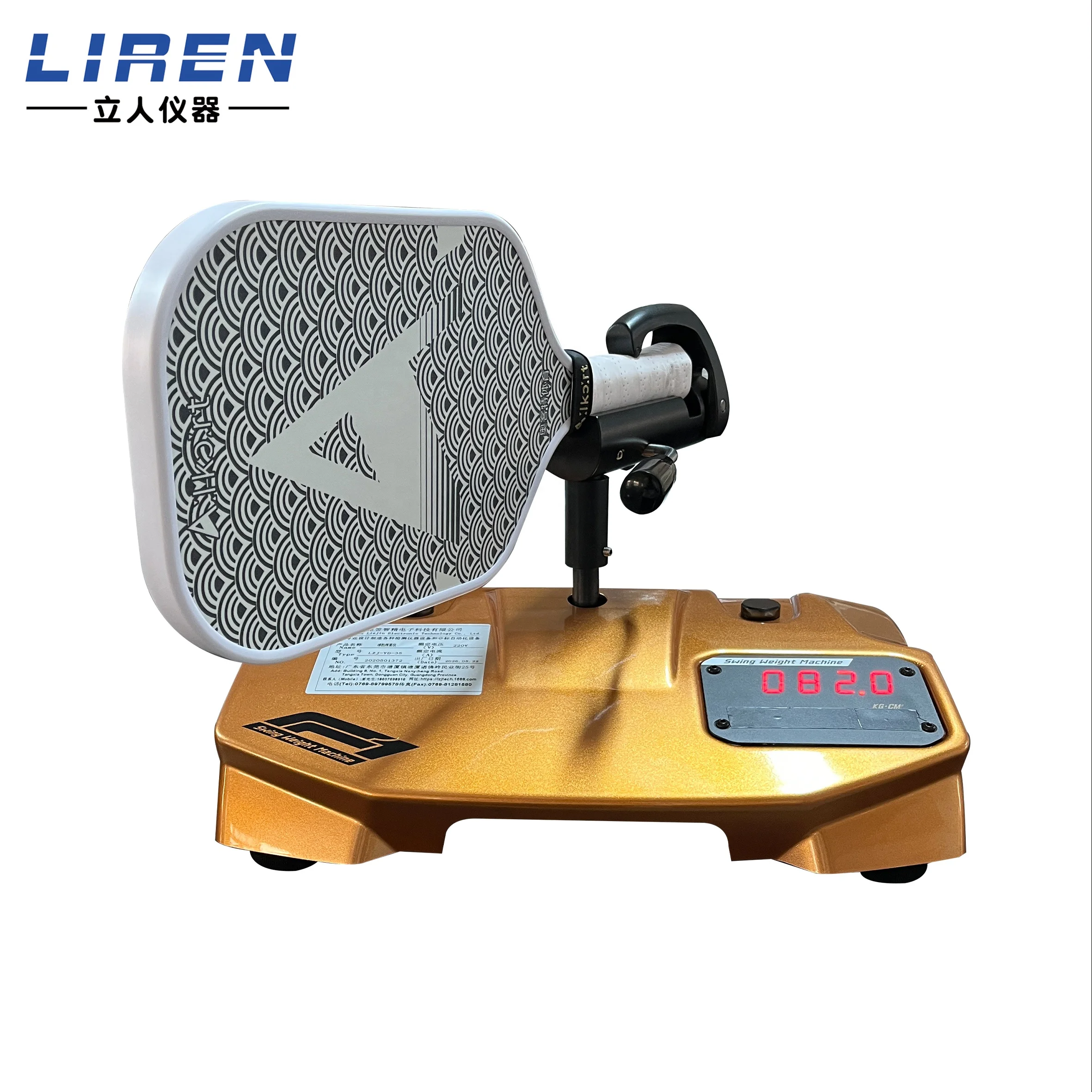 Pickleball Racket Swing Weight Tester 3-in-1 Racket Testing Machine Racket Weight & Balance & Swing Weight Testing Equipment