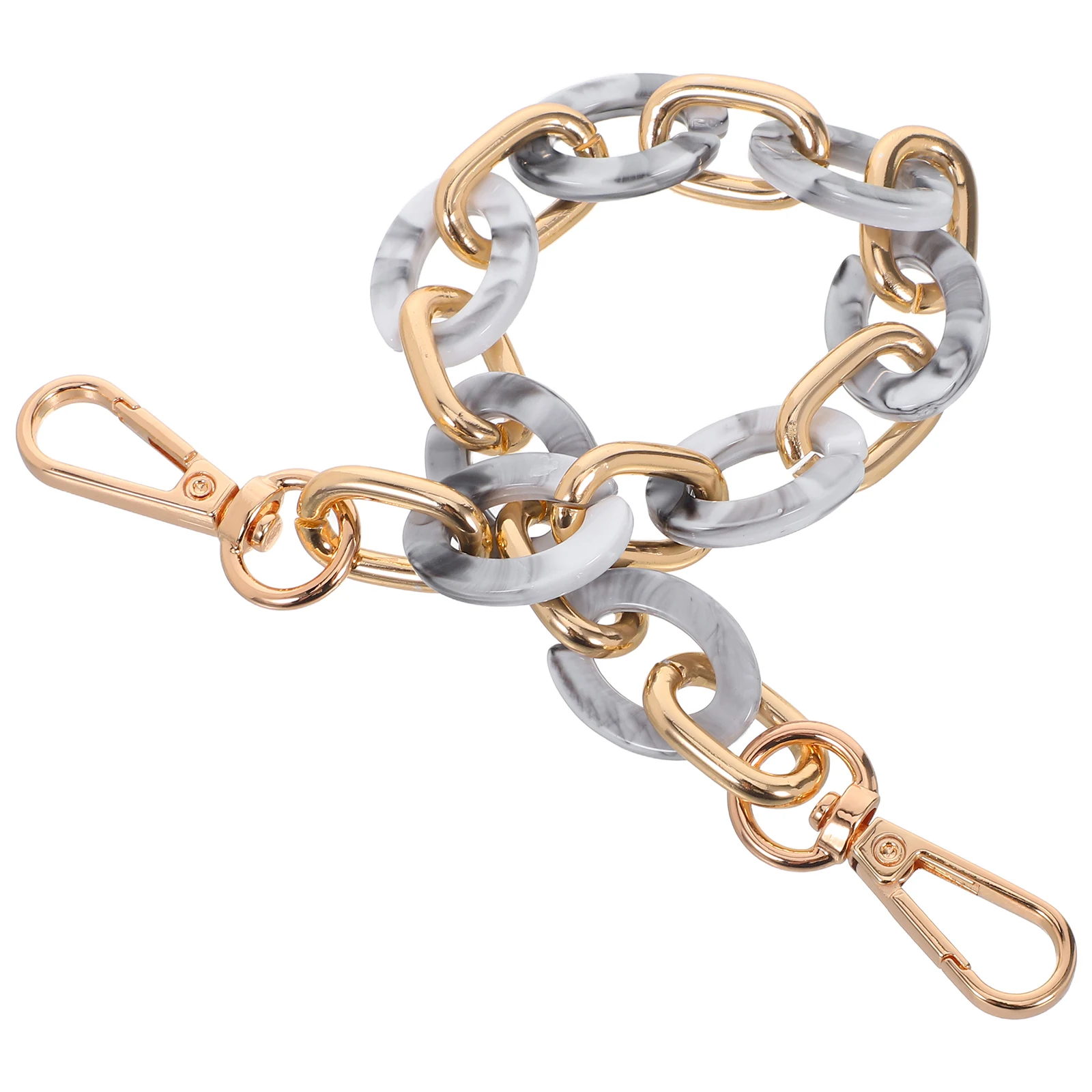 DIY-Handtaschen-Kettenriemen – sicherer flacher Kettengriff als Ersatz für das Upgrade der Geldbörse. Einfache Installation in wenigen Minuten. Keine Werkzeuge erforderlich