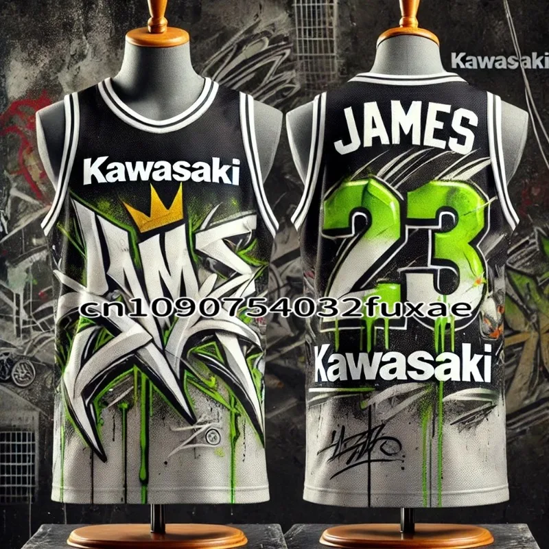 

New Arrival USA Basketball Vest #23 Jersey T-shirt Summer Outdoor Basketball Jersey Kawasaki Quick-drying Sportswear