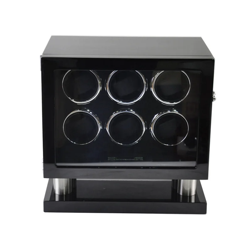 Anduyin6Table Shaking Watch Automatyczna mechaniczna nakręcarka do zegarków Pudełko do nawijania Pudełko na zegarek Obrotowa obudowa Obudowa rolki zegarka