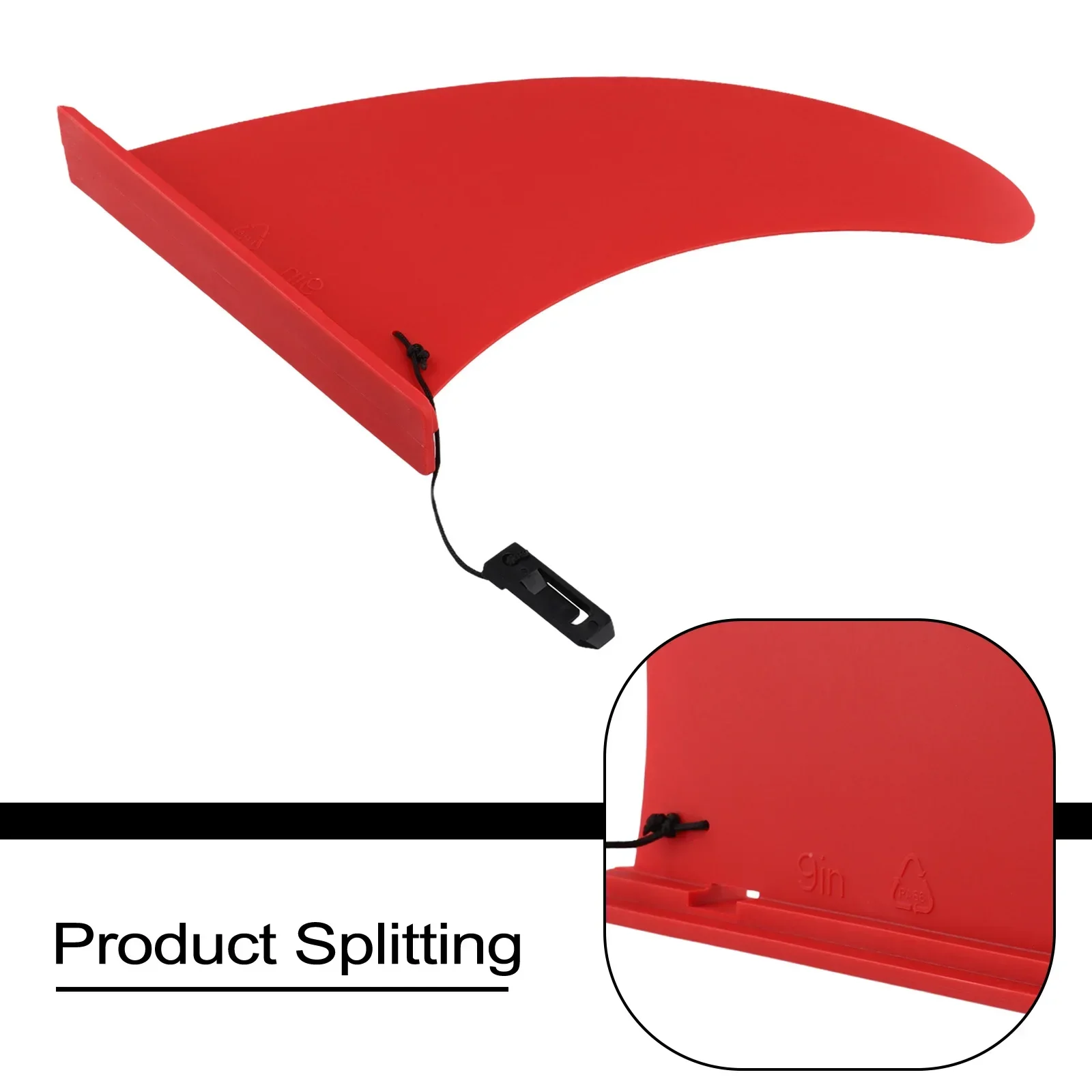 For Kayaks For Paddle Boards Slide-in Fin 9inch Surf Fin Surfing Water Sports 201g Weight High-quality Materials