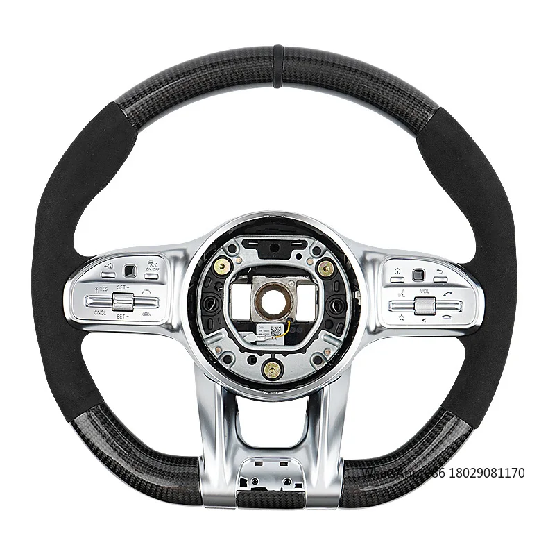 Car Carbon Fiber Steering Wheel Upgrade Fit For W203 Mercedes Benz W203 W205 W213 W253 Steering Wheel Carbon Fiber