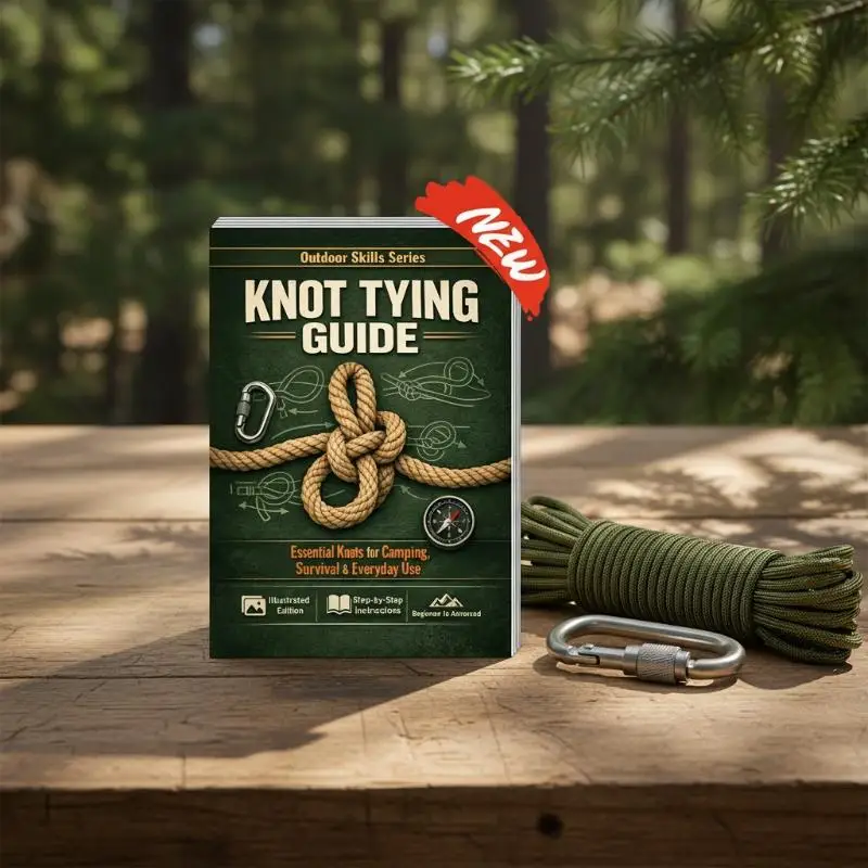 Essential Knot Tying Guide Book 50 Illustrated Knots Step by Step Instructions for Camping Survival Outdoor Adventures - view 5
