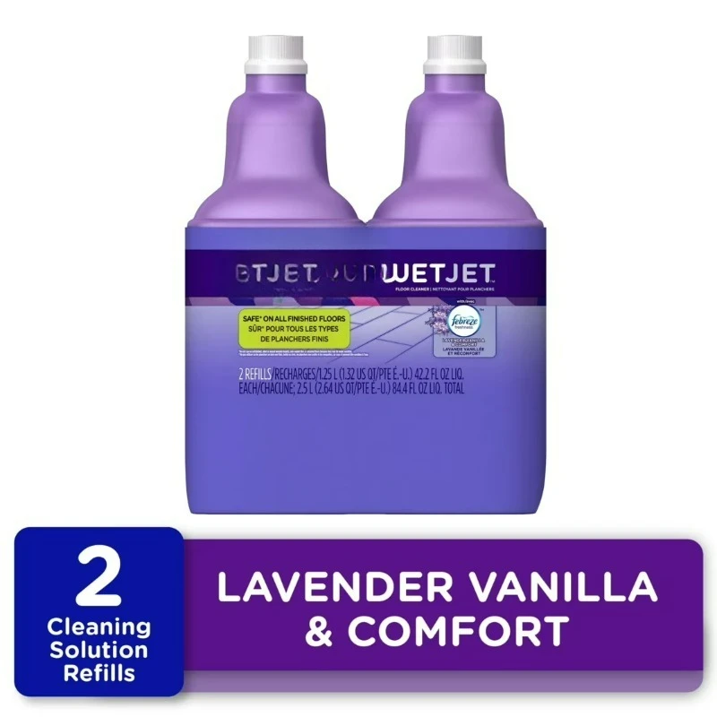 

Средство для мытья полов, для деревянных полов, ламината, плитки, с ароматом лаванды, 42,2 жидких унций, 2 упаковки