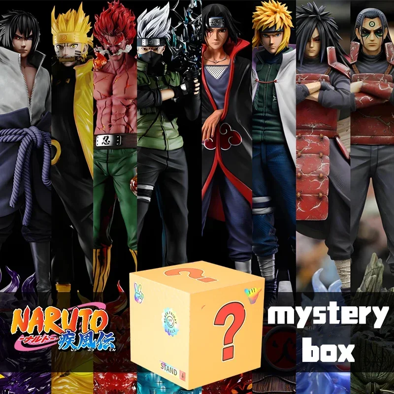 NarAAAnime Figure Blind Box, Lucky Box, Sasuke Kakashi Mystery Box, Achetez-en 3, obtenez-en 1 gratuit pour un temps limité