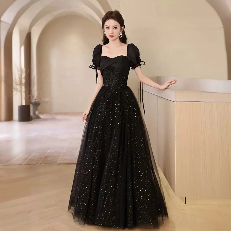 graduation dinner dress Green Sheath Green lace prom dress with Gold Appliques and Train