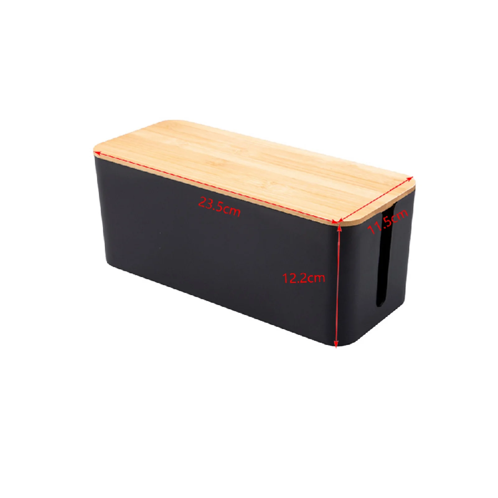 Cable Storage Box Maple Cardboard Plastic Shockproof Waterproof 40.5x15.7x13.6cm/32x13.5x13cm/23.5x11.5x12.2cm