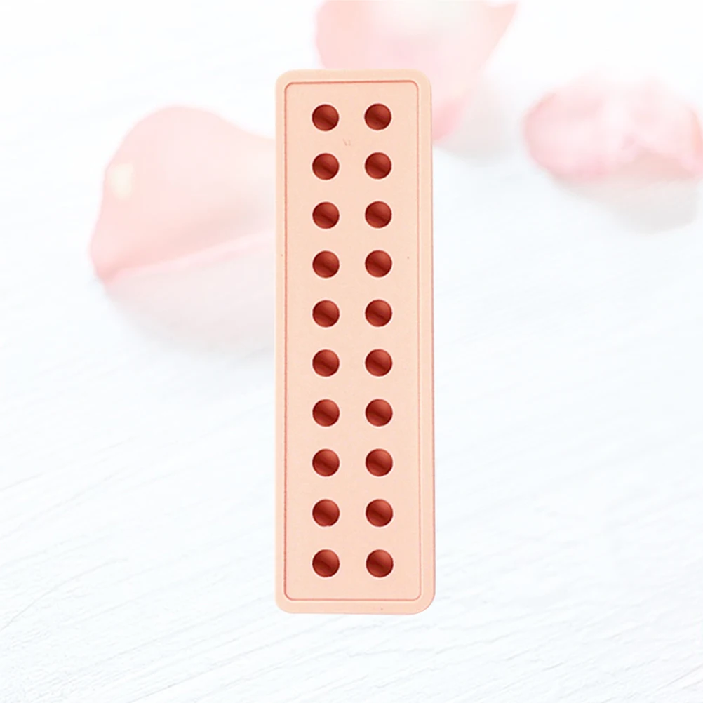 

1pc 20 Cavity Silicone Ball Mold Round Ice Cube Maker For Kitchen Bar Party Diy Ice Sphere Tray Apricot Pink