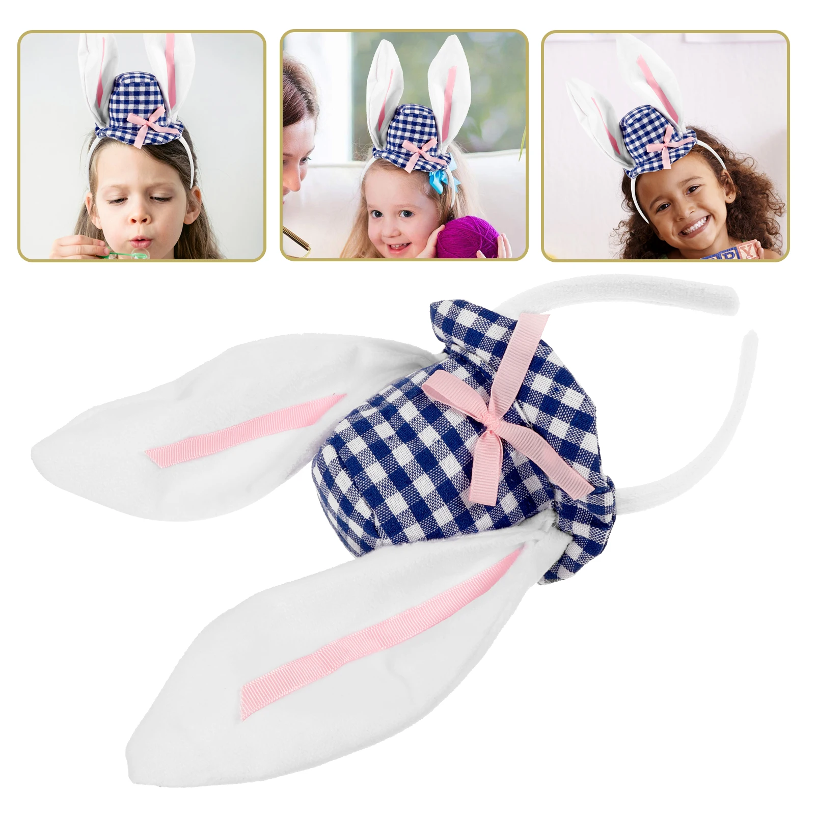 

Women Rabbit Ear Hat Hair Accessories for Cosplay Rabbite Hairband Headbands